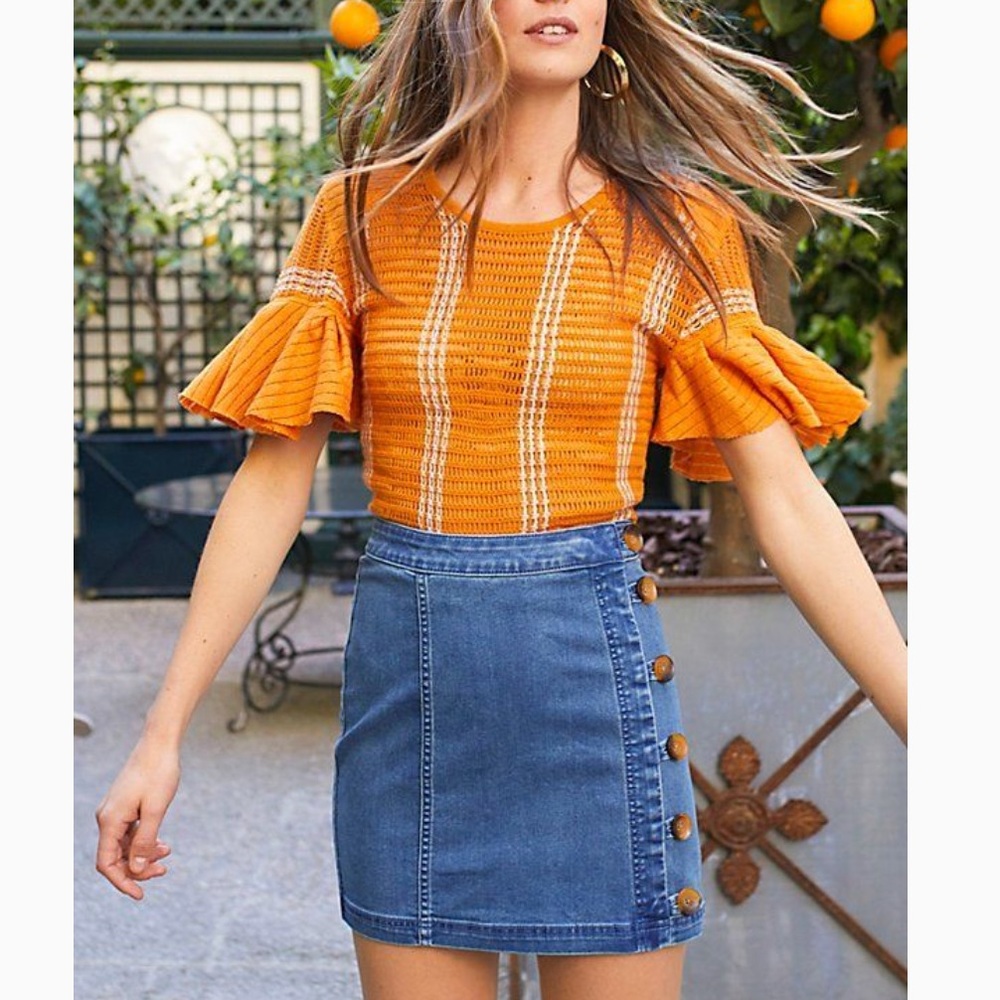 Free People Striped Babes Only Tee
